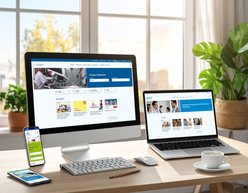 Mise en ligne des nouveaux sites web du GHT Navarre Côte Basque !